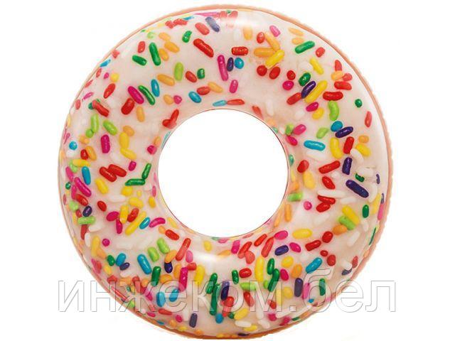 Надувной круг для плавания Пончик с посыпкой, 99 см, INTEX (от 9 лет) - фото 1 - id-p186071997