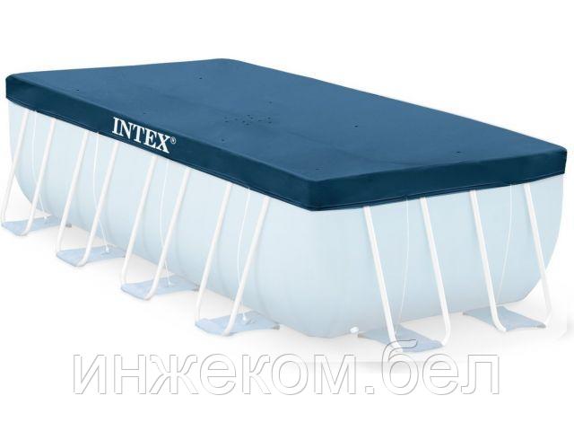 Тент-чехол для каркасных бассейнов, 400х200х20 см, INTEX - фото 1 - id-p186072013
