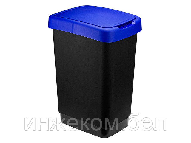 Контейнер для мусора ТВИН 25л (синий) IDEA - фото 1 - id-p186074496
