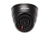 Муляж камеры внутренней, купольная с вращающимся объективом (черная) REXANT