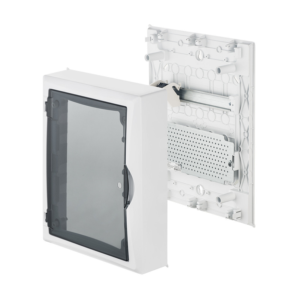 Elektro-Plast ECO BOX 2505-21S Щит слаботочный навесной мультимедийный, 2 ряда, прозрачная дверца - фото 3 - id-p186080704