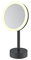 Зеркало косметическое настольное с подсветкой JAVA S-M551H черное