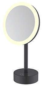 Зеркало косметическое настольное с подсветкой JAVA S-M551H черное