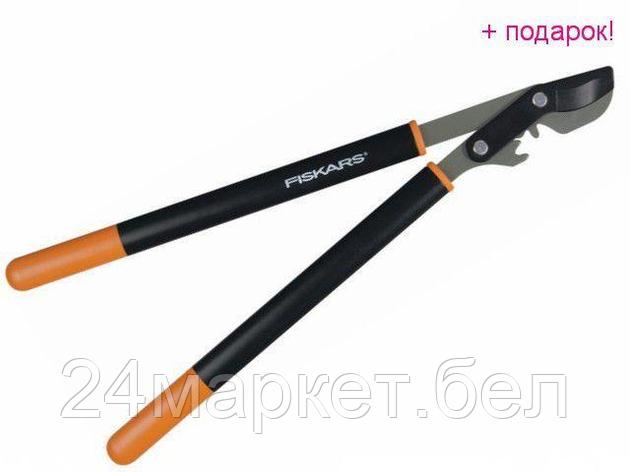 FISKARS Польша Сучкорез плоскостной L74 FISKARS PowerGear с загнутыми лезвиями средний (112290), фото 2