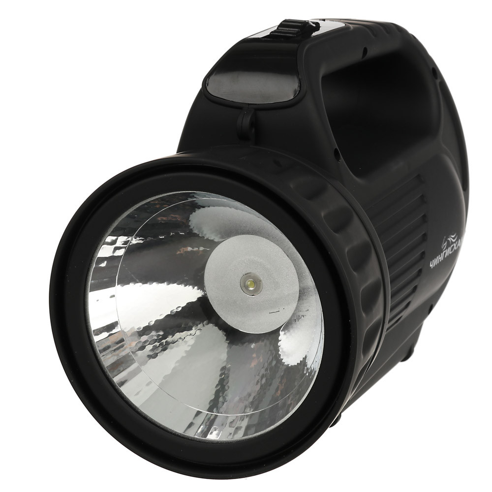 Фонарь прожектор аккумуляторный18 SMD + 1 Вт LED, шнур 220В, резинопластик, 18x11 см ЧИНГИСХАН - фото 2 - id-p172250370