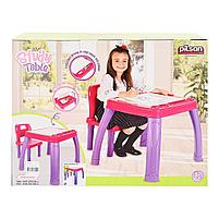 PILSAN Набор Столик со стульчиком Pink/Малиновый 03402, фото 2