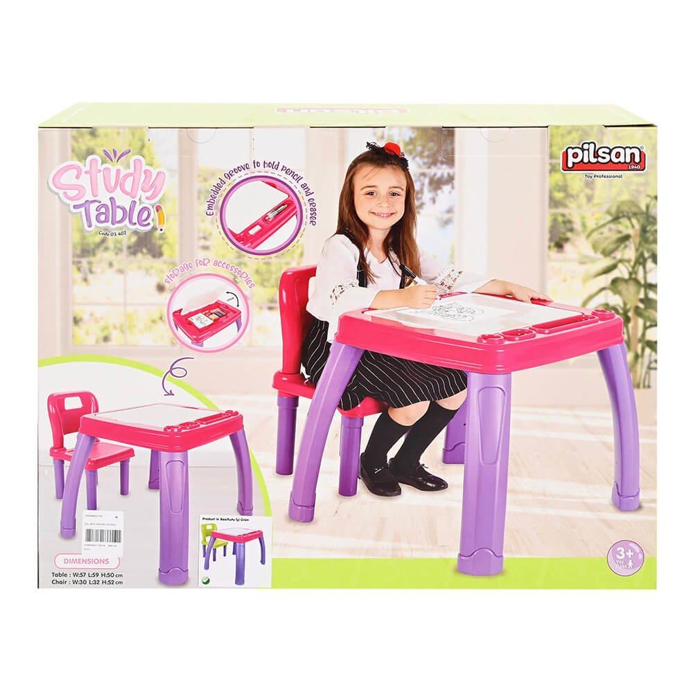 PILSAN Набор Столик со стульчиком Pink/Малиновый 03402 - фото 2 - id-p186116557