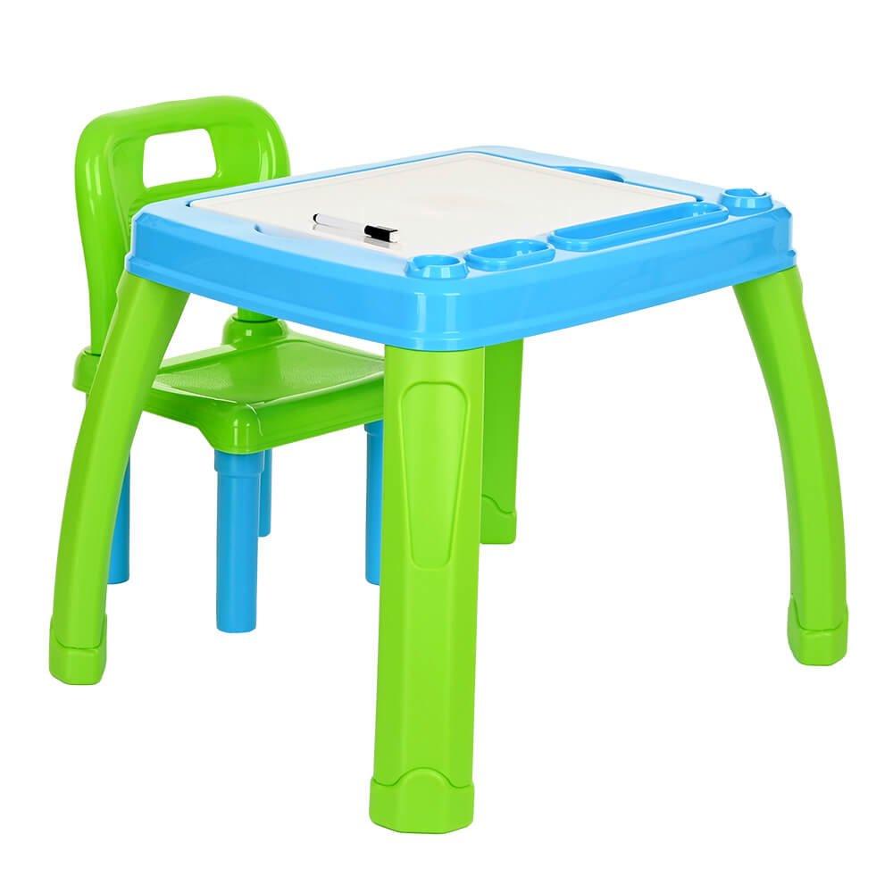 PILSAN Набор Столик со стульчиком Blue/Зелено-голубой 03402 - фото 1 - id-p186116558