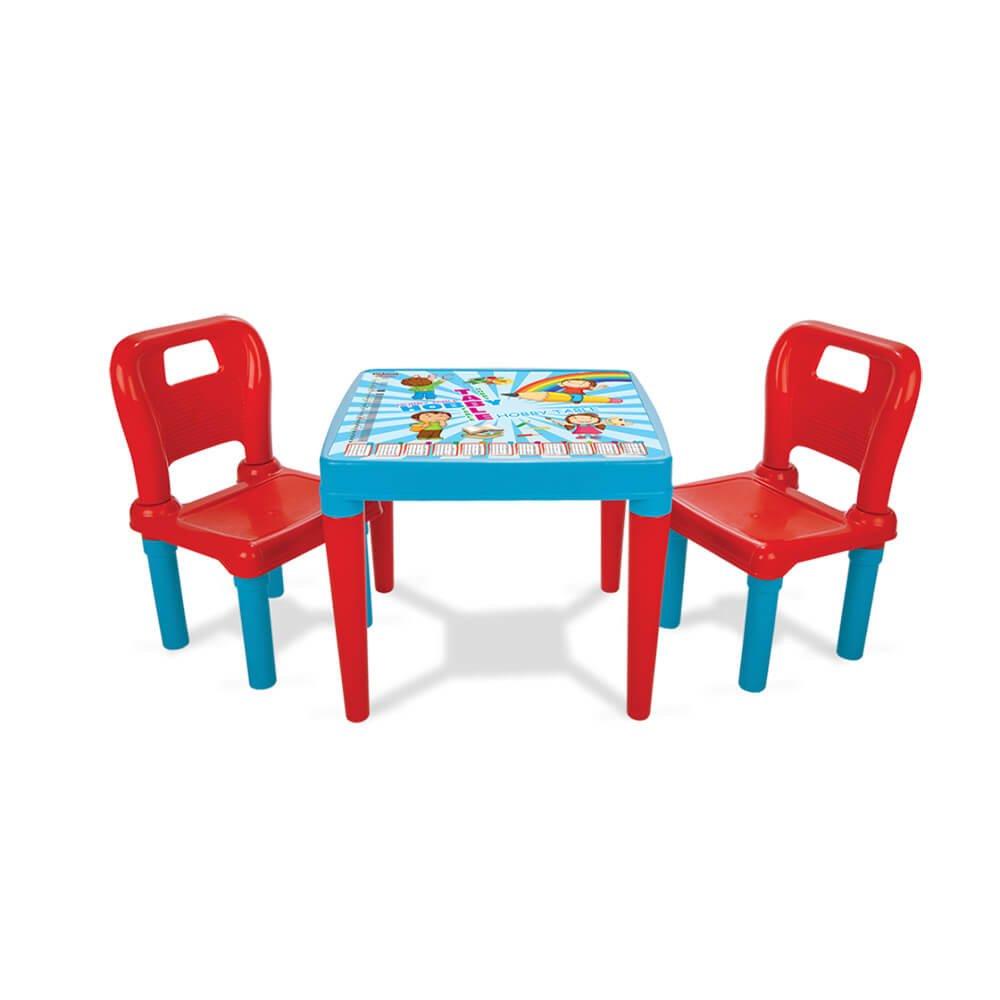 PILSAN Набор Стол+2 стула Blue/Красно-голубой 03414 - фото 1 - id-p186116560
