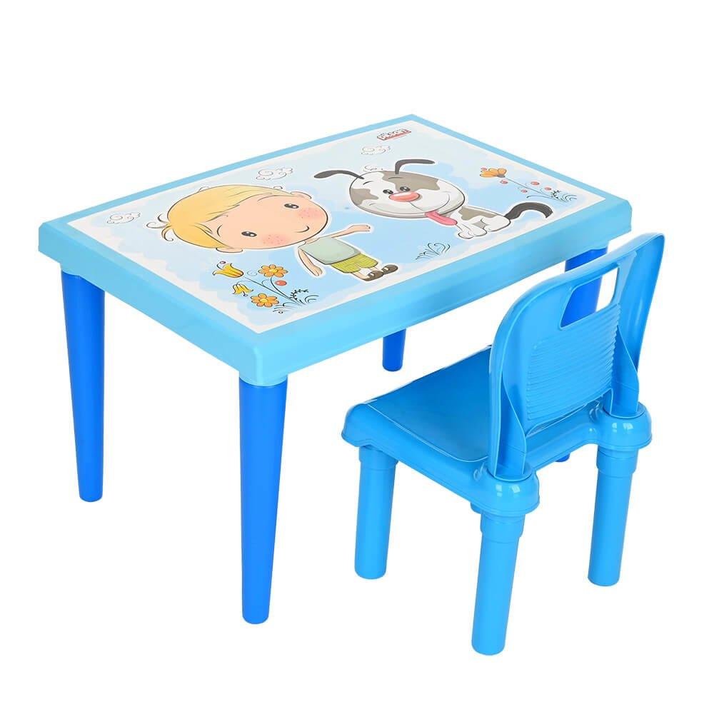 PILSAN Набор Столик+1 стульчик Blue/Голубой 03516 - фото 6 - id-p186116562