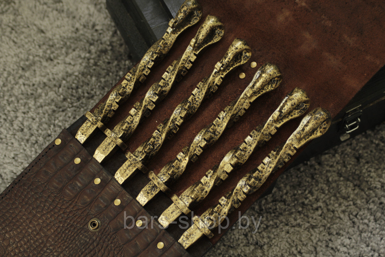 Шашлычный комплект для мангала (ручная ковка) - фото 6 - id-p186131994