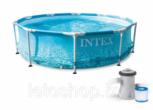 Каркасный бассейн Intex 28208 Metal Frame 305*76 см.
