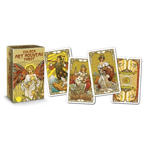 Lo Scarabeo Мини Золотое Таро Уэйт Арт-Нуво Golden Art Nouveau Tarot