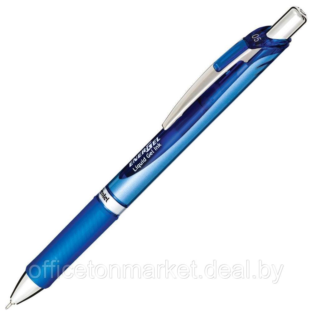 Ручка-роллер "EnerGel BLN75", 0.5 мм, синий, стерж. синий - фото 1 - id-p137121387