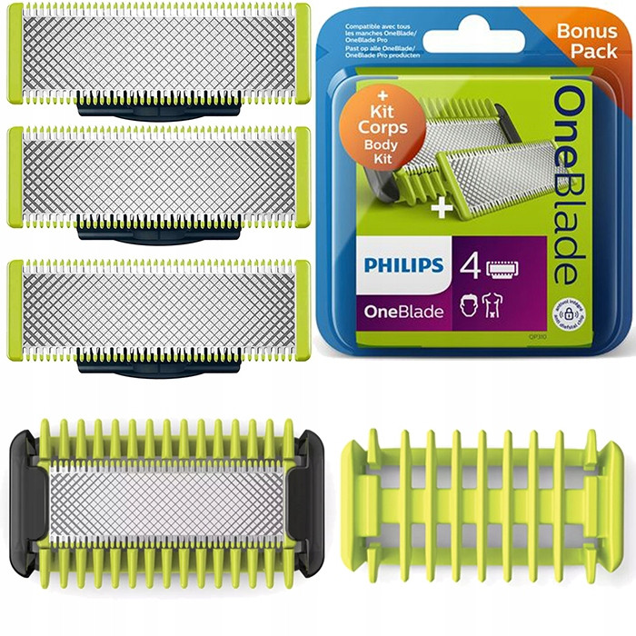 Сменное лезвие Philips OneBlade Face + Body Kit QP310/50