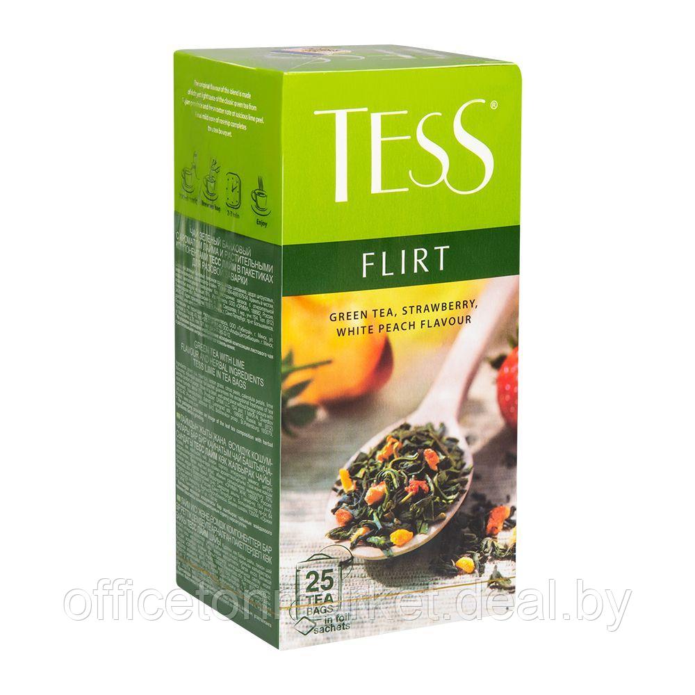 Чай "Tess" Flirt, 25 пакетиковx1.5 г, зеленый - фото 1 - id-p141655558