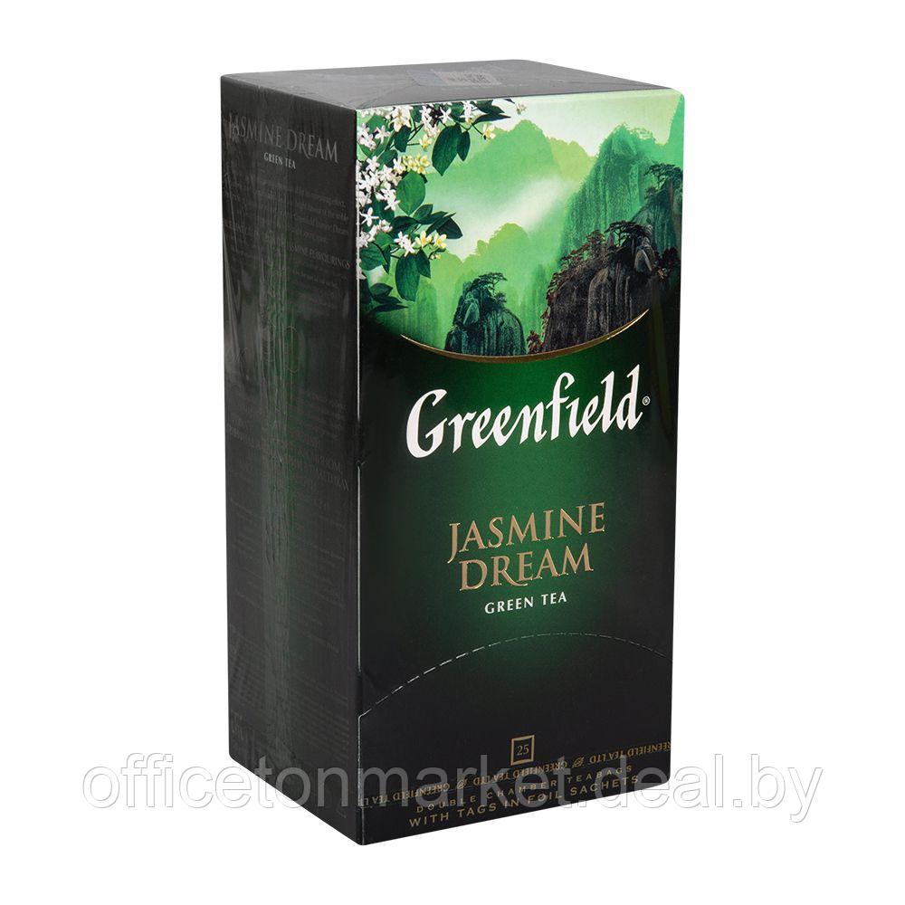 Чай "Greenfield" Jasmine Dream, 25 пакетиков x2 г, зеленый - фото 1 - id-p166053027