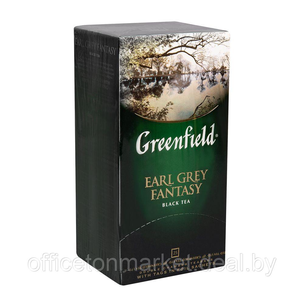 Чай "Greenfield" Earl Grey Fantasy, 25 пакетиков x2 г, черный - фото 1 - id-p141655563