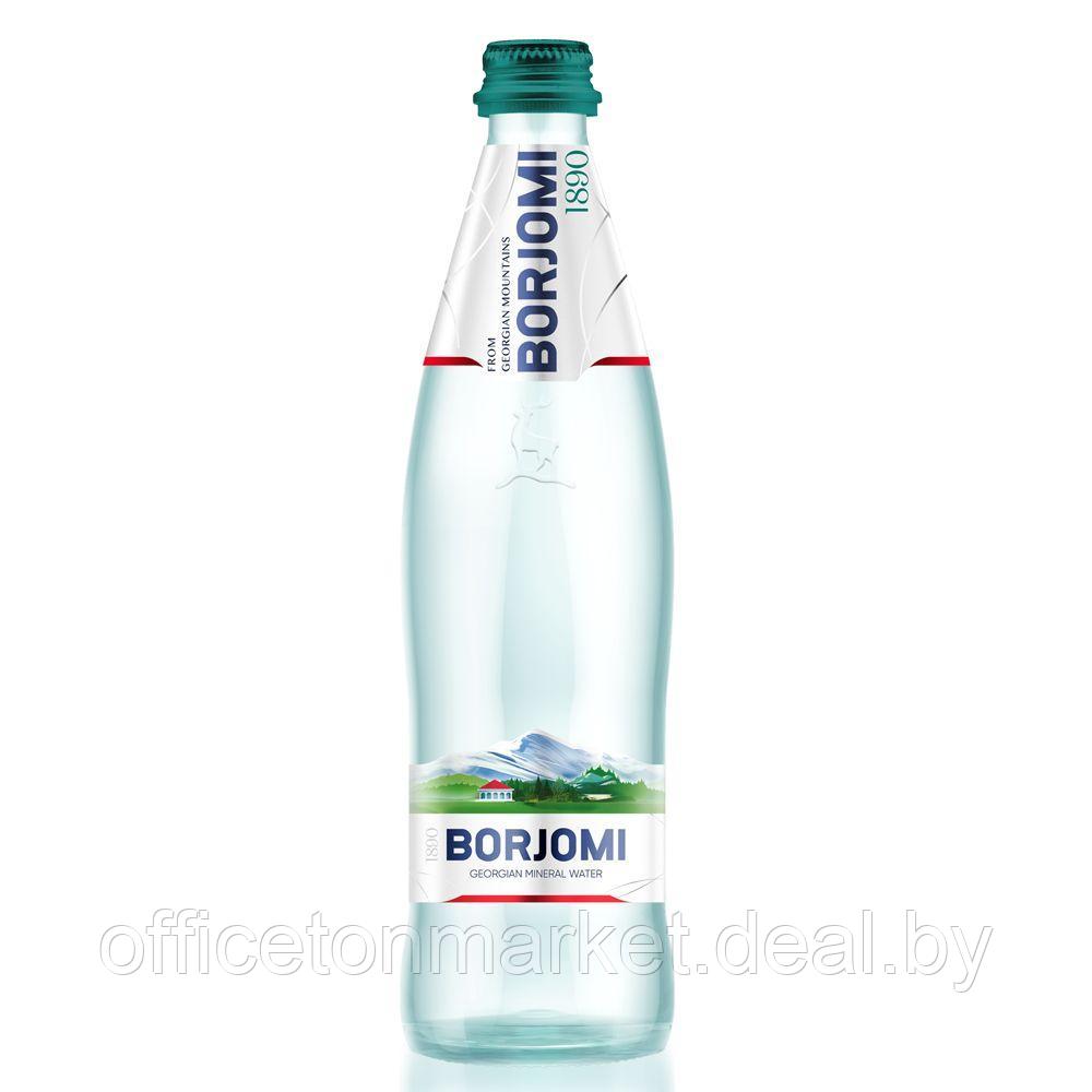 Вода минеральная "Borjomi", газированная, 0.5 л, стекло - фото 1 - id-p178283577