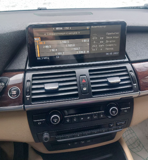 Штатная магнитола Radiola для BMW X5 E70 (2011-2014) CIC на Android 12 (8/128gb) +4g - фото 4 - id-p186142326