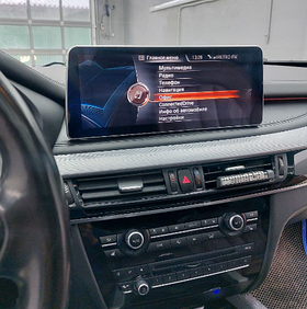 Штатная магнитола Radiola 12,3 экран BMW X5 F15 2014-2017 на Android 12 (8+128Гб) 4G МОДЕМ