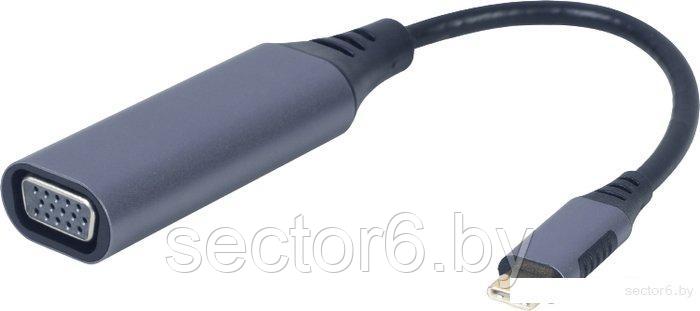 Кабель Cablexpert A-USB3C-VGA-01 USB Type-C - VGA (0.15 м, фиолетовый) - фото 1 - id-p186143570