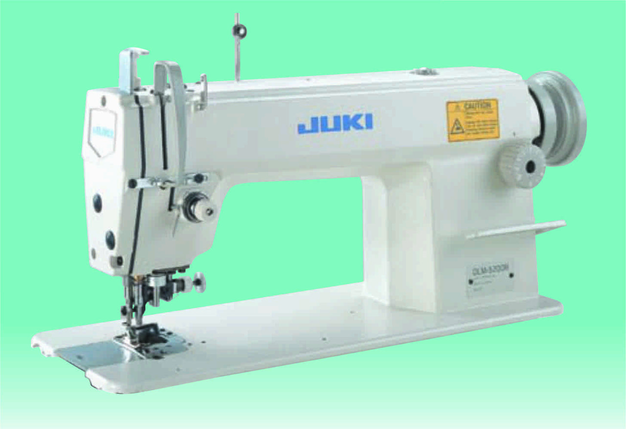 JUKI DLM 5210 N БУ прямострочная промышленная швейная машина с ножом обрезки края материала - фото 1 - id-p186148294