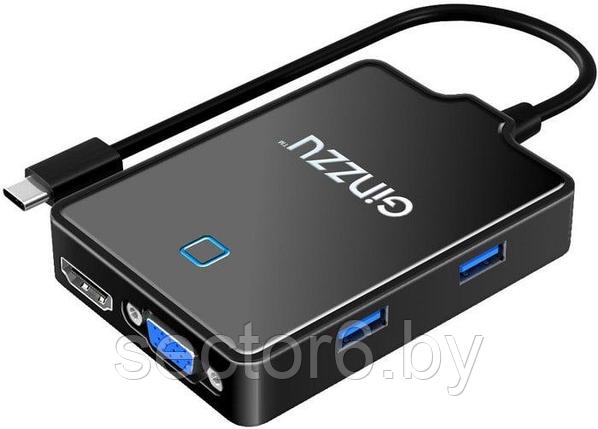 USB-хаб Ginzzu GR-770UB, фото 2