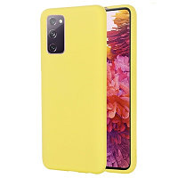 Силиконовый чехол Silicone Case желтый для Samsung Galaxy S20 FE