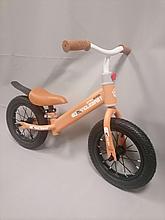 Беговел A-13, надувные колеса, от 2 лет, персиковый