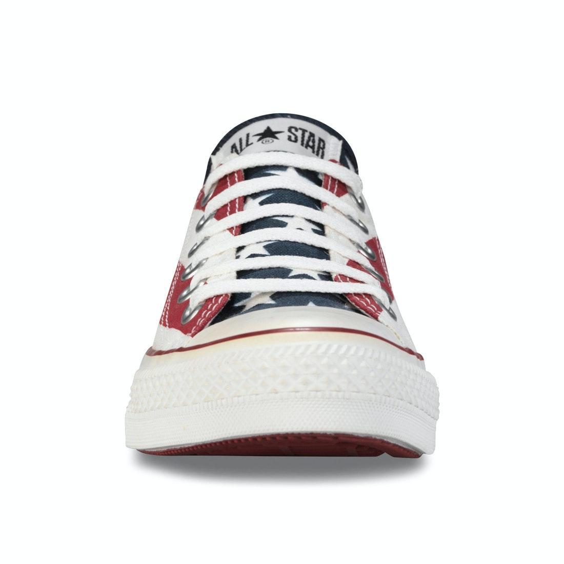 Женские кеды Converse Stars and Bars OX - фото 2 - id-p186169126