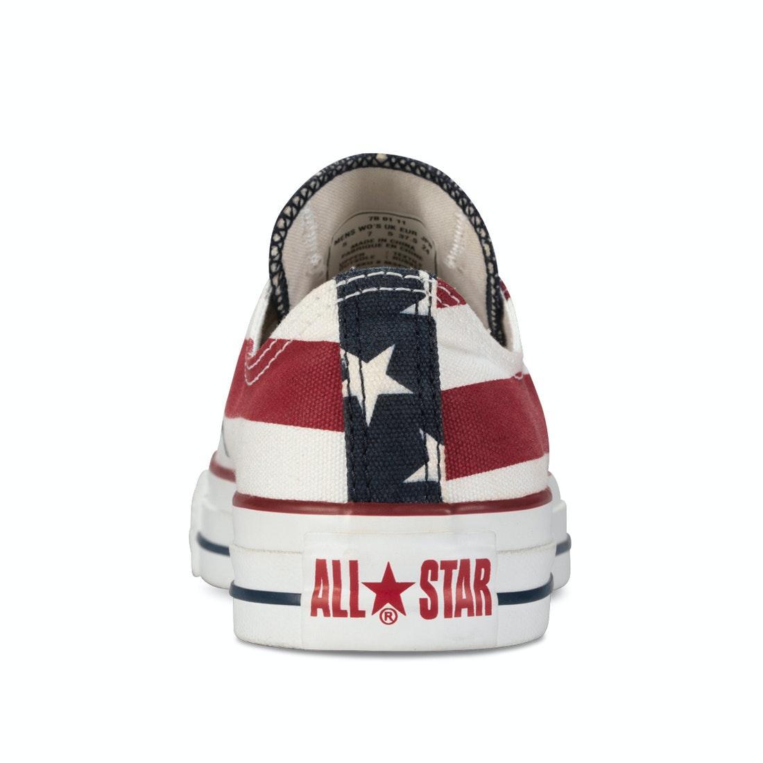 Женские кеды Converse Stars and Bars OX - фото 3 - id-p186169126