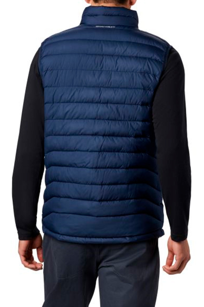 Жилет мужской Columbia Powder Lite Vest тёмно-синий - фото 4 - id-p186170187