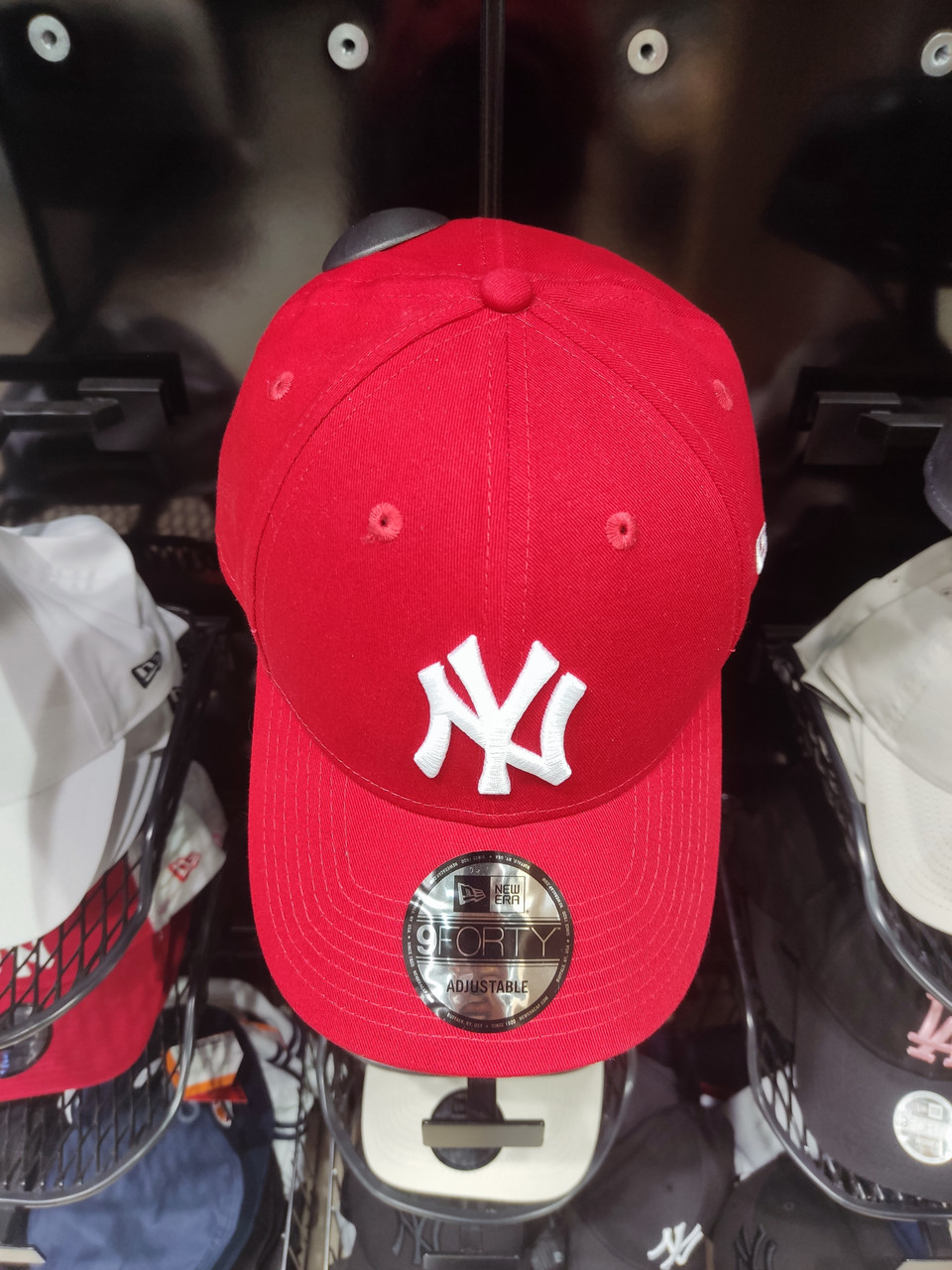 Бейсболка New Era 940 LEAG BASIC NEYYAN SCARLET/WHITE Baseball cap