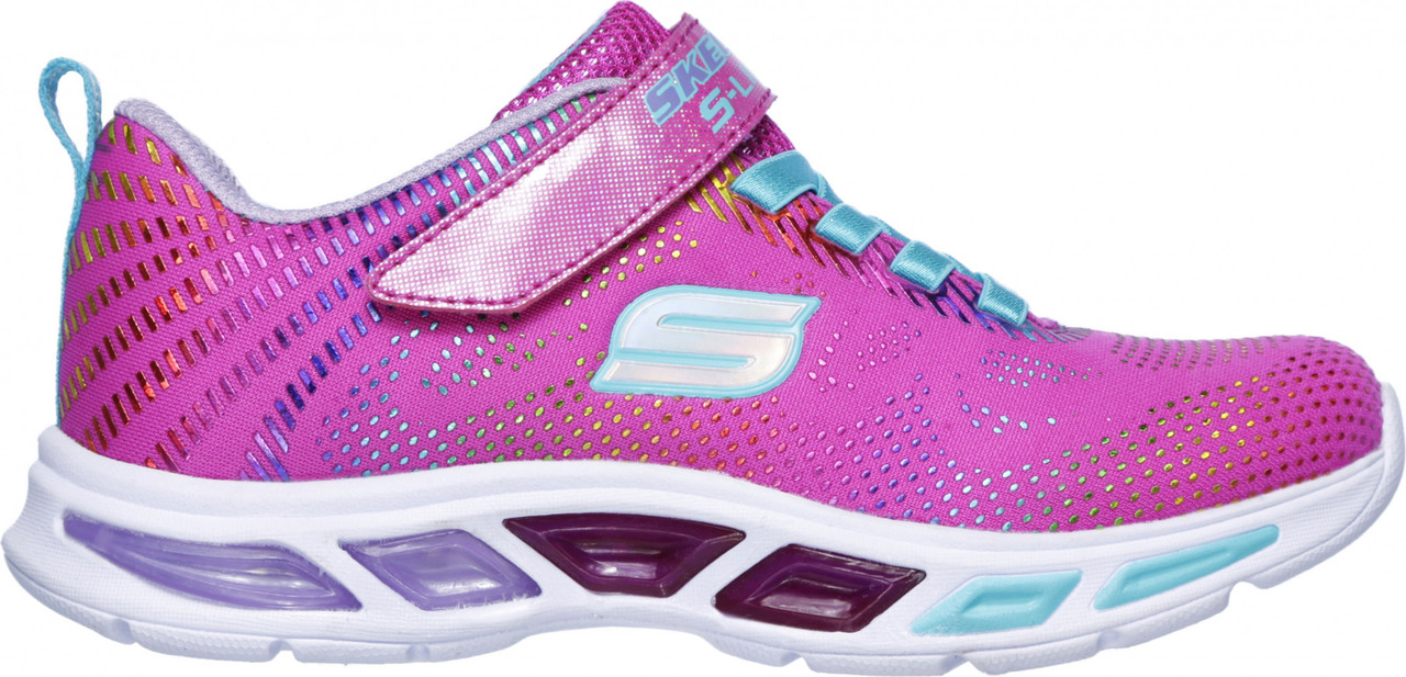 Кроссовки детские Skechers LITEBEAMS Kid's sport shoes розовый/мультицвет - фото 2 - id-p186170271