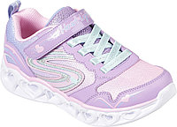 Кроссовки детские Skechers HEART LIGHTS Kid's sport shoes сиреневый/мультицвет