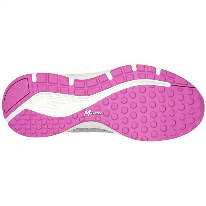 Кроссовки женские для бега Skechers GO RUN CONSISTENT серебристый/фиолетовый - фото 4 - id-p186168354