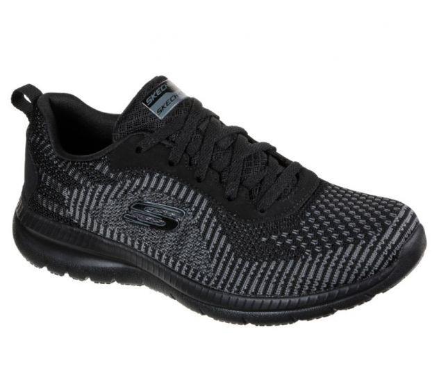 Кроссовки женские Skechers BOUNTIFUL черный/серый
