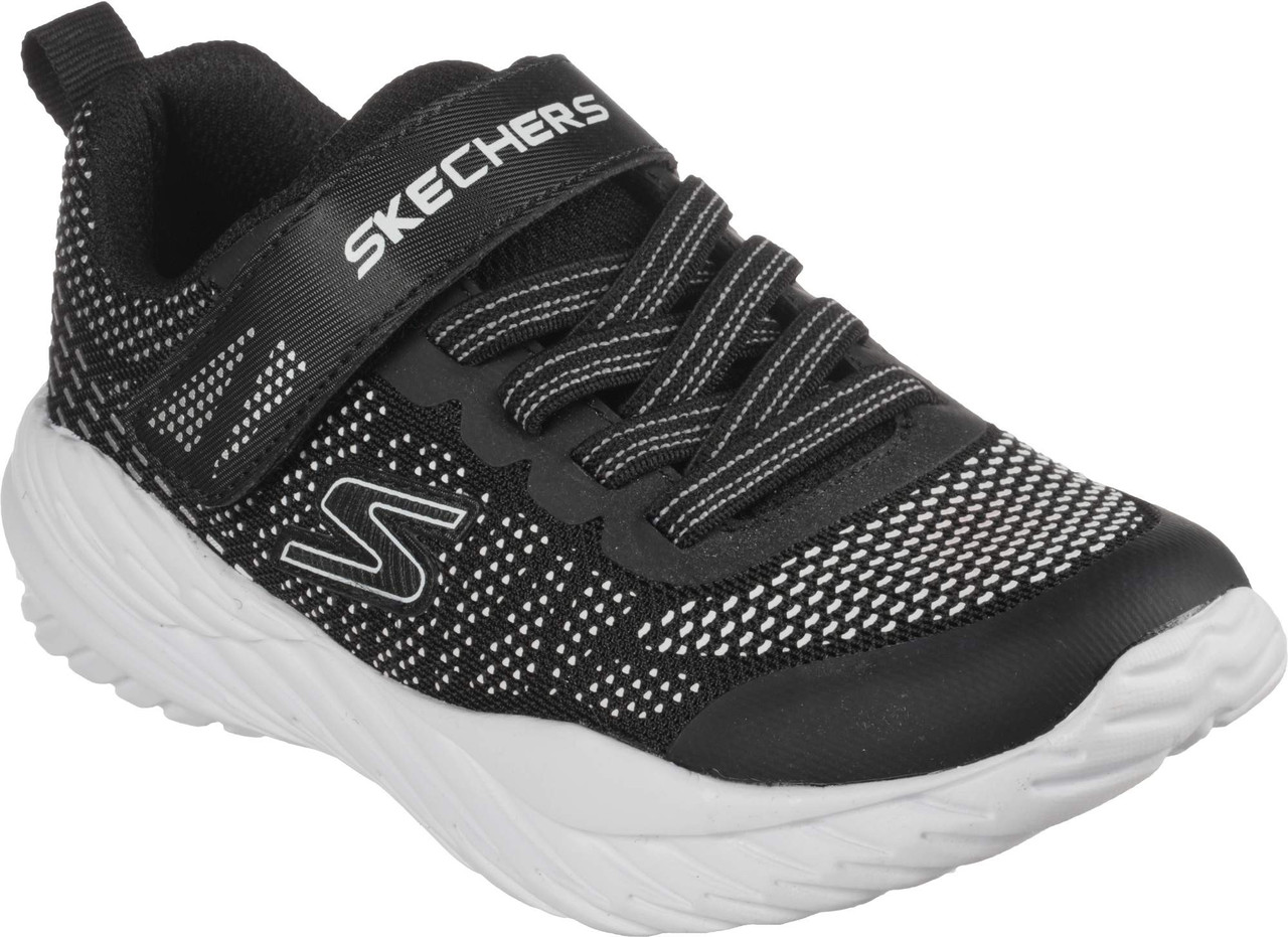 Кроссовки детские Skechers NITRO SPRINT черный/серебряный - фото 1 - id-p186170344