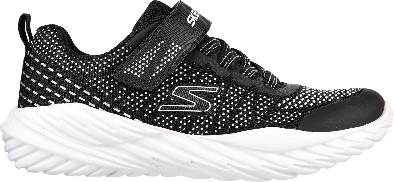 Кроссовки детские Skechers NITRO SPRINT черный/серебряный - фото 2 - id-p186170344