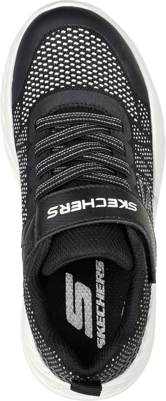 Кроссовки детские Skechers NITRO SPRINT черный/серебряный - фото 4 - id-p186170344