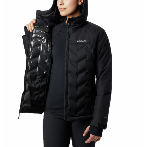 Женская куртка пуховая Columbia Grand Trek Down Jacket чёрный - фото 1 - id-p186169349