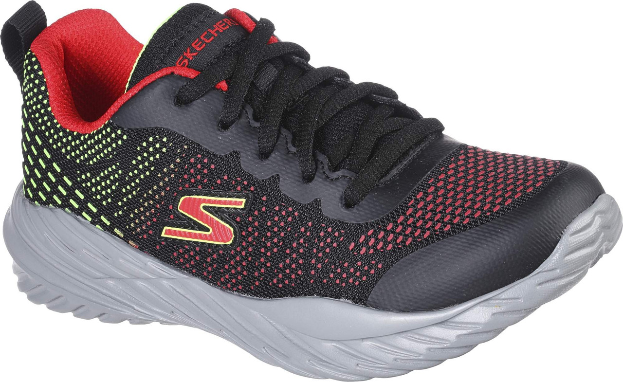 Кроссовки детские Skechers NITRO SPRINT черный/красный - фото 1 - id-p186170373