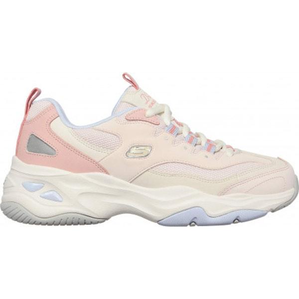 Кроссовки женские Skechers D'LITES 4.0 Women's sport shoes серый/розовый/белый - фото 1 - id-p186168474