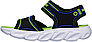 Сандалии детские Skechers HYPNO-SPLASH Kid's Sandals черный/голубой/зеленый, фото 3