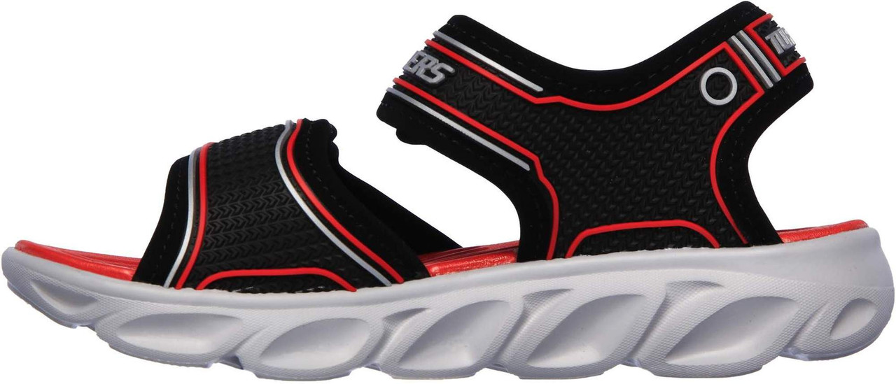 Сандалии детские Skechers HYPNO-SPLASH Kid's Sandals черный /красный - фото 2 - id-p186170413