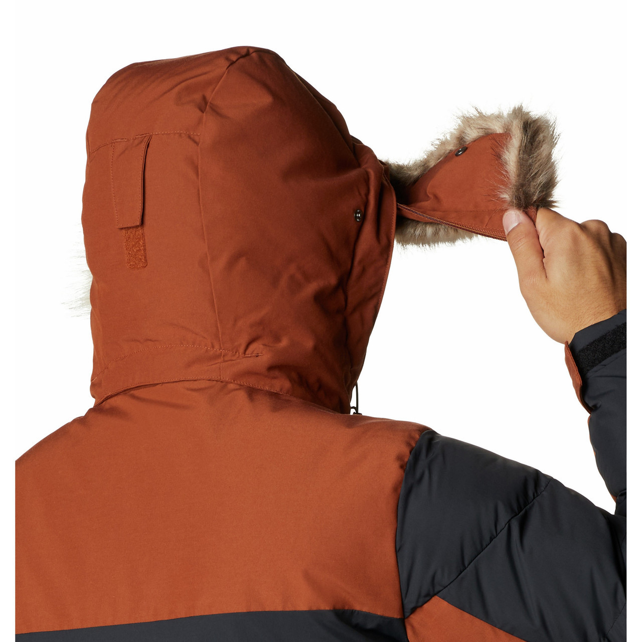 Куртка мужская Columbia Marquam Peak Fusion Parka коричневый - фото 3 - id-p186169474