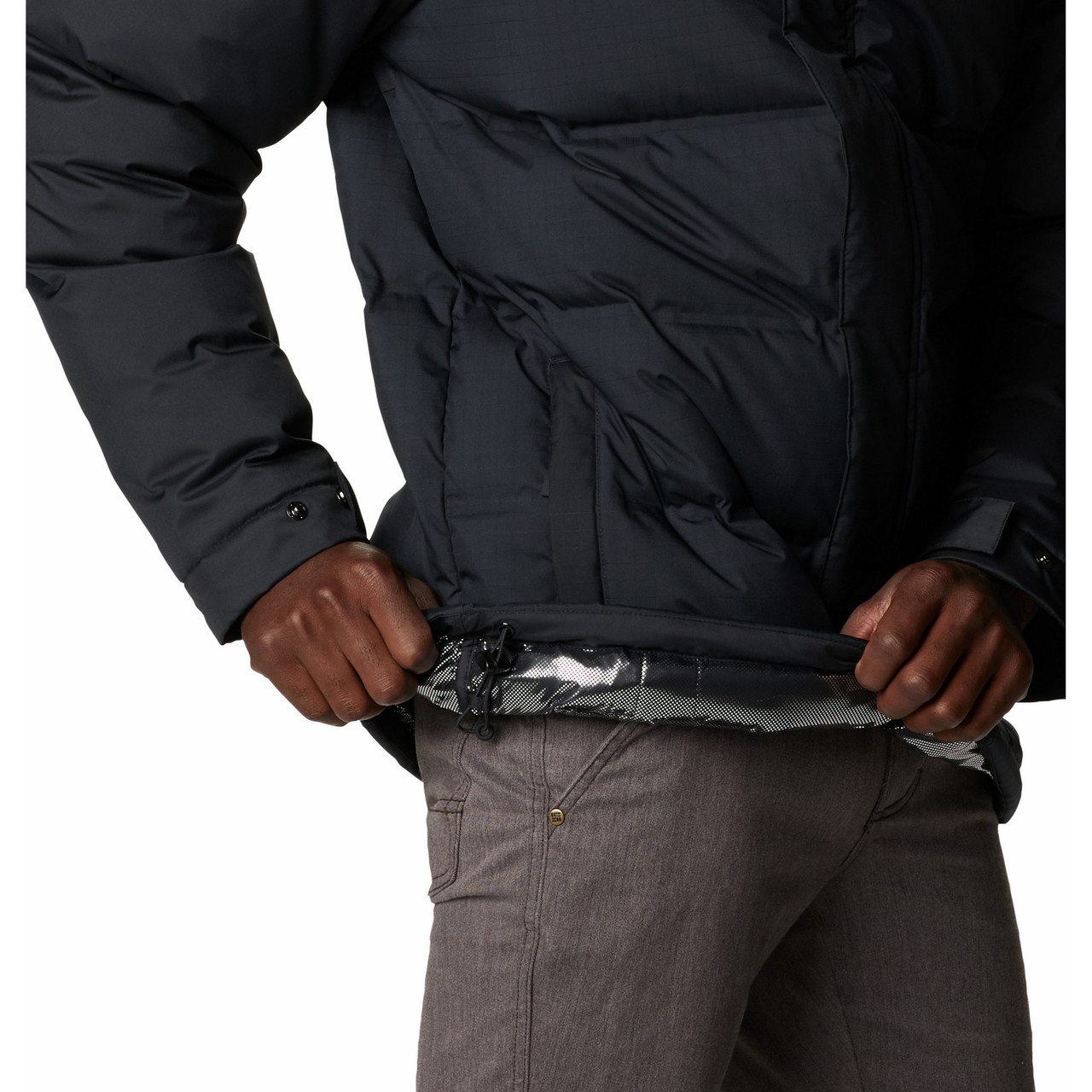 Куртка пуховая мужская Columbia Grand Trek Down Parka чёрный - фото 5 - id-p186169491