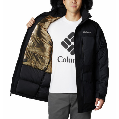 Куртка утепленная мужская Columbia Marquam Peak Fusion Parka тёмно-синий - фото 9 - id-p186169498