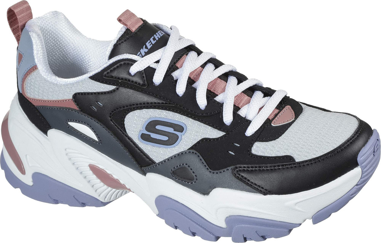 Кроссовки женские Skechers STAMINA V2 черный/мультицвет
